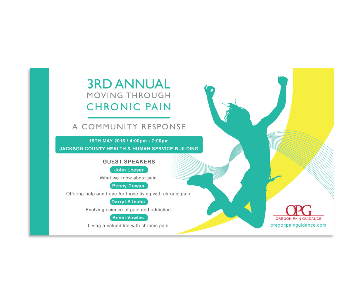 Postcard Design by digi-b for Oregon Pain Guidance  | Design #8495183