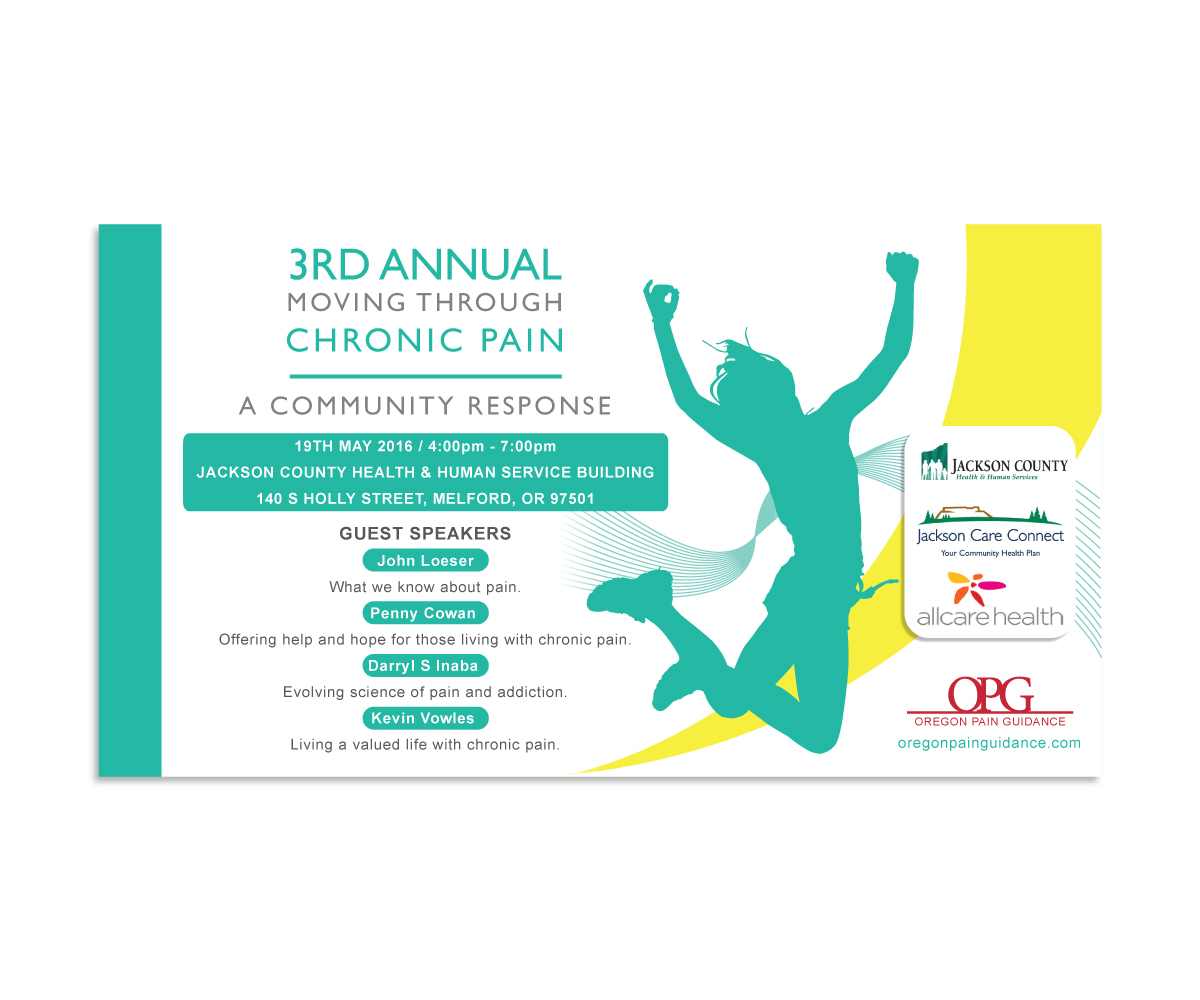 Diseño de Postal por digi-b para Oregon Pain Guidance  | Diseño #8495678