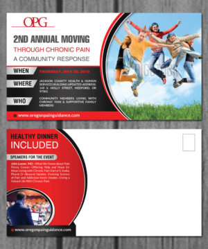 Postcard Design by creative.bugs for Oregon Pain Guidance  | Design: #7615744