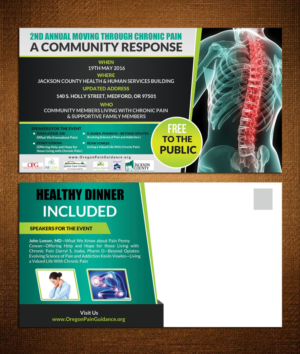 Postcard Design by creative.bugs for Oregon Pain Guidance  | Design: #8517227