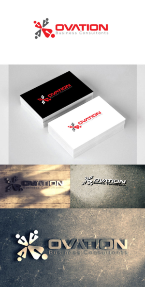 Logo Design by Cut N Cue Media Solutions for OVATION Business Consultants LLC. | Design #7692082