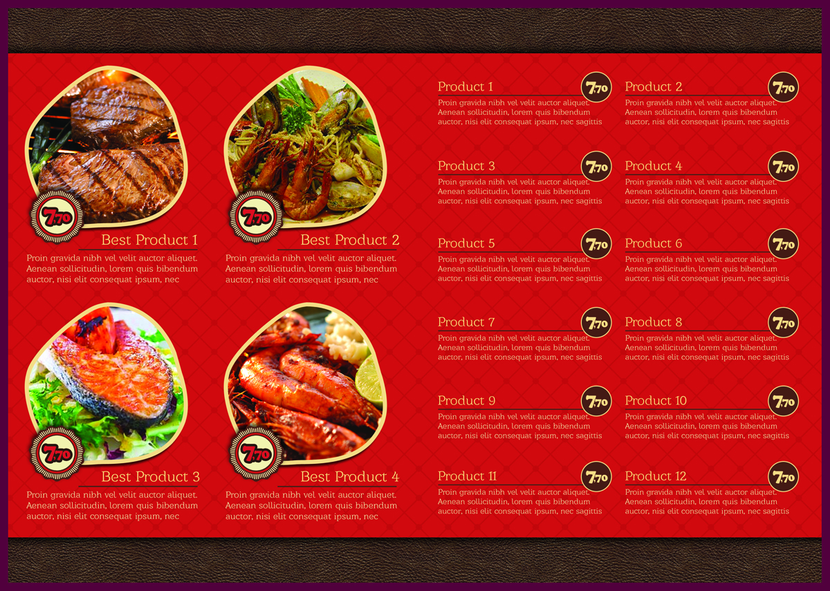 Menu Design by susi007 for Great Adirondack Steak & Seafood Co. | Design #1949102