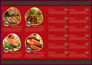 Menu Design by susi007 for Great Adirondack Steak & Seafood Co. | Design: #1949102