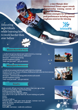 Flyer Design by Graphic Cloud for WinterFit | Design: #7696153