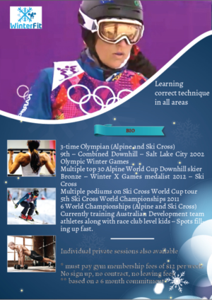 Flyer Design by Graphic Cloud for WinterFit | Design: #7696154