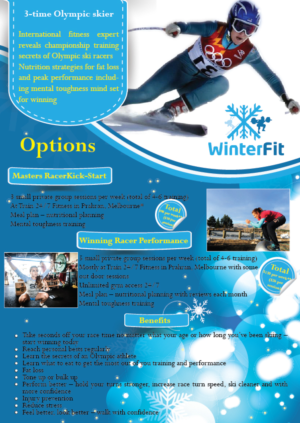 Flyer Design by Graphic Cloud for WinterFit | Design: #7705990