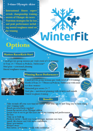 Flyer Design by Graphic Cloud for WinterFit | Design: #7705991