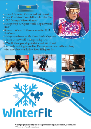 Flyer Design by Graphic Cloud for WinterFit | Design #7705992