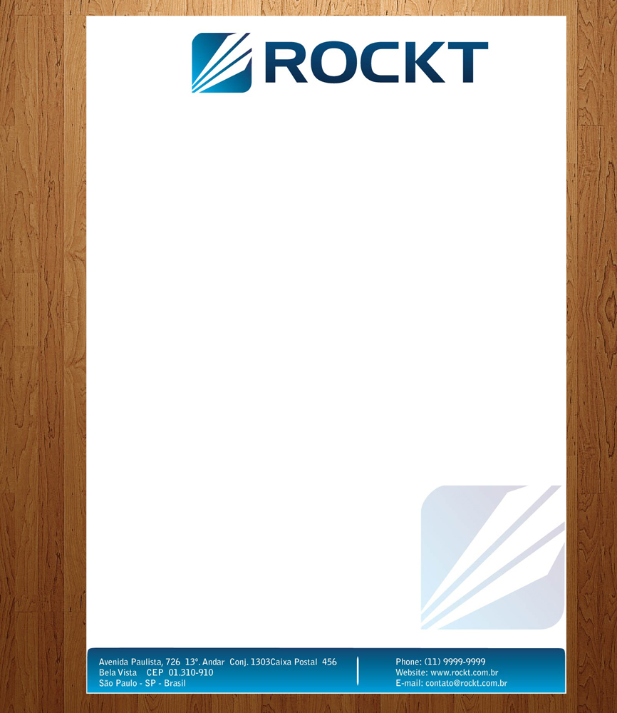 Diseño de Membrete por Anna  para Rockt | Diseño #1912719