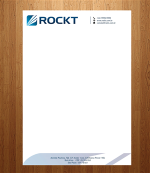 Diseño de Membrete por Anna  para Rockt | Diseño: #1912722