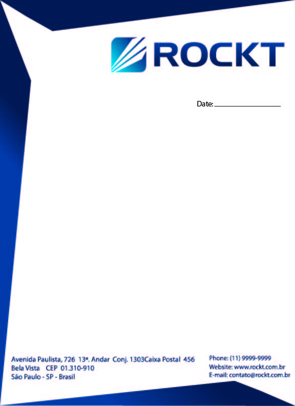 Letterhead Design by MustafaDesigns for Rockt | Design #1920186