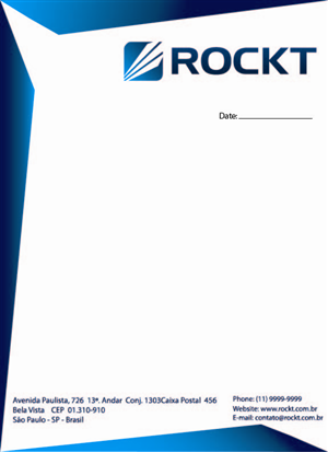 Diseño de Membrete por MustafaDesigns para Rockt | Diseño: #1920274