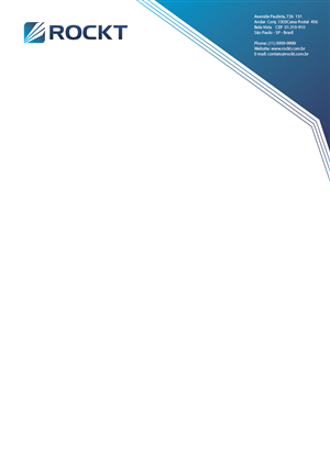 Diseño de Membrete por Lawrence Conde para Rockt | Diseño: #1911730