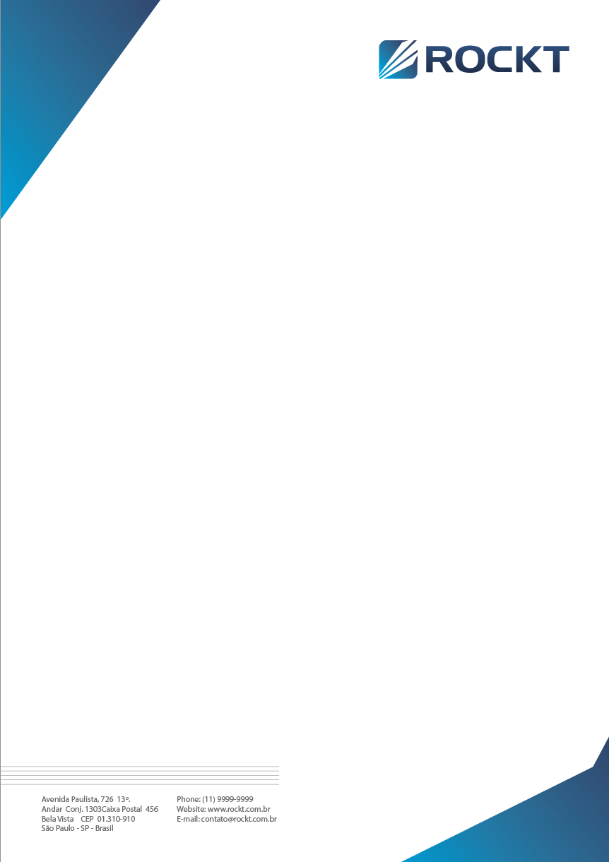 Letterhead Design by Lawrence Conde for Rockt | Design #1911734