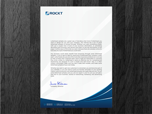 Diseño de Membrete por Atvento Graphics para Rockt | Diseño: #1894667