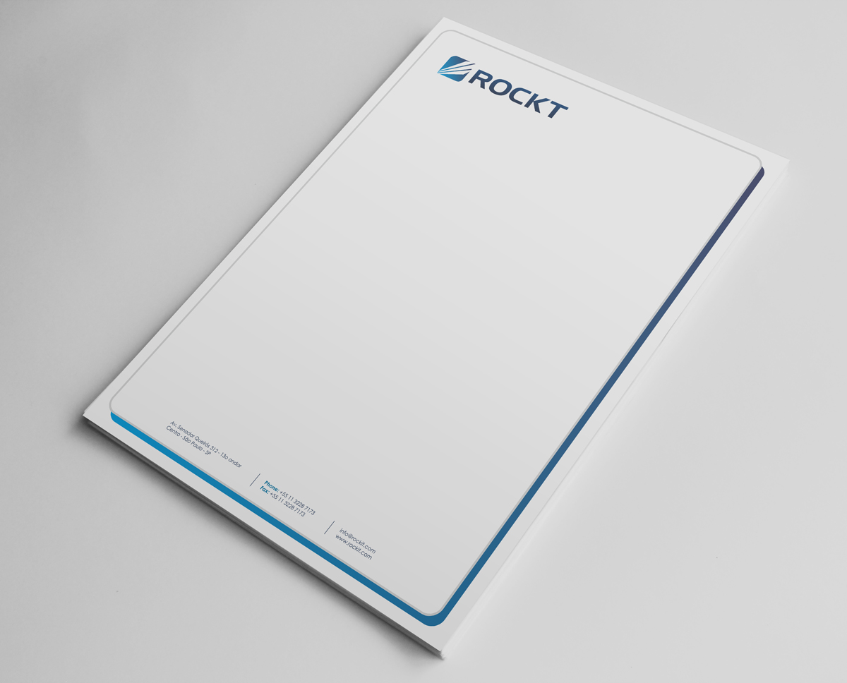 Diseño de Membrete por logodentity para Rockt | Diseño #1910680