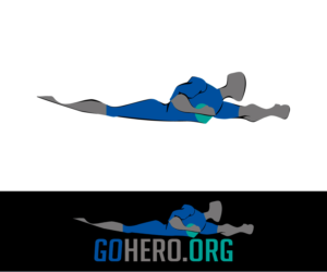 Go Hero, or GoHero.org, or No text | Logo Design by RebecaParra