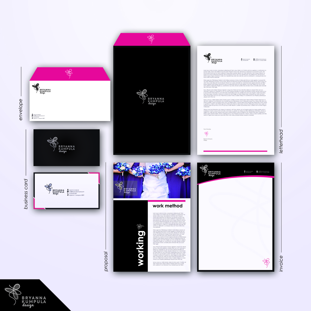 Business Card Design by gilles_v for BryannaKumpulaEvents | Design #1964396