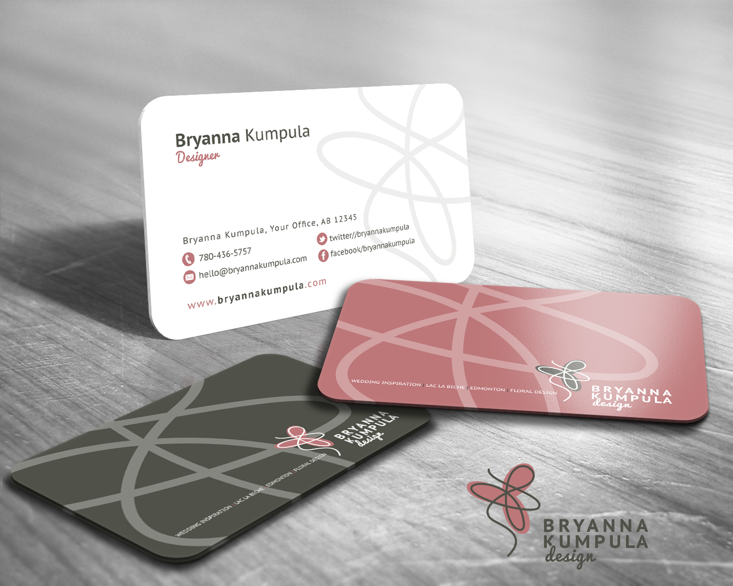 Business Card Design by Cyanide Designz for BryannaKumpulaEvents | Design #1924221