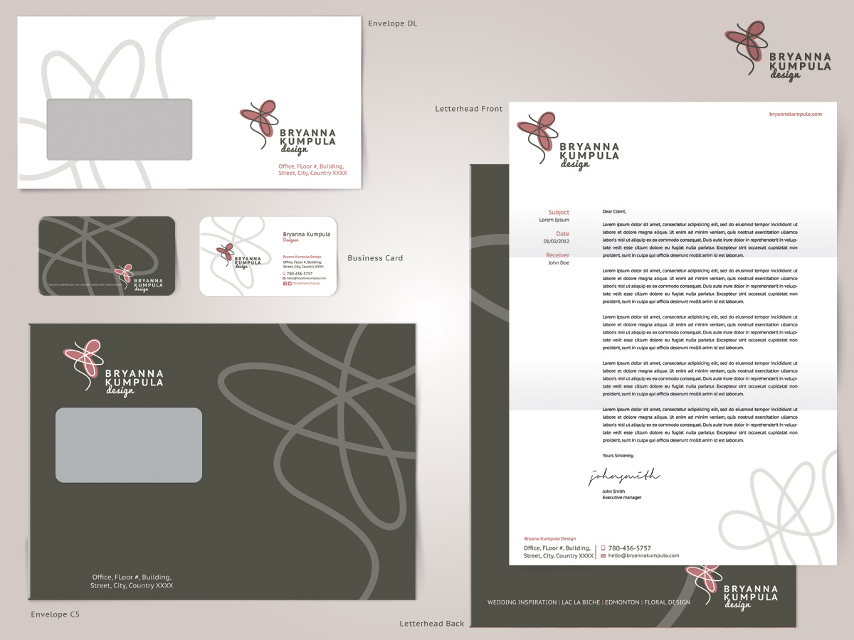 Business Card Design by Cyanide Designz for BryannaKumpulaEvents | Design #1939383