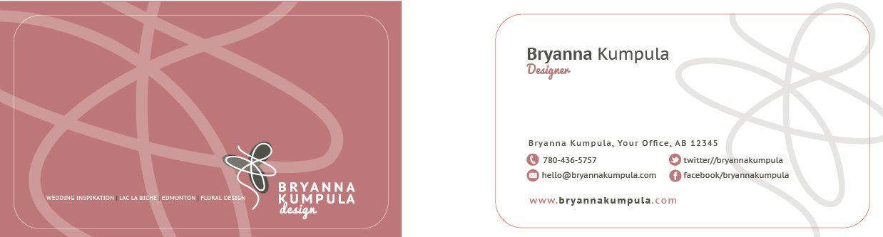 Business Card Design by Cyanide Designz for BryannaKumpulaEvents | Design #1978940