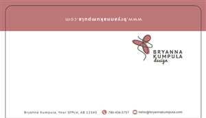 Business Card Design by Cyanide Designz for BryannaKumpulaEvents | Design: #1979541