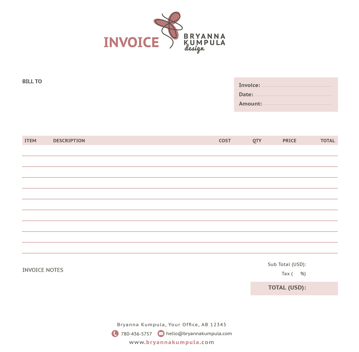 Business Card Design by Cyanide Designz for BryannaKumpulaEvents | Design #1979999