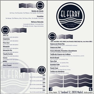 Menu Design by Jeff D