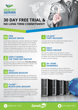 Flyer Design by sun_design for Carroll-Net, Inc. | Design: #7649425