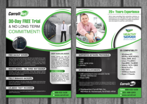Flyer Design by creative.bugs for Carroll-Net, Inc. | Design: #7721656