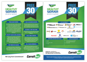Flyer Design by creationz2011 for Carroll-Net, Inc. | Design: #7653122