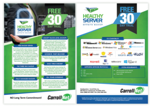Flyer Design by creationz2011 for Carroll-Net, Inc. | Design: #7655140