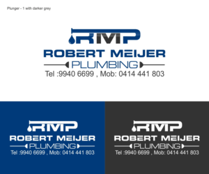 Logo Design by Sarah Graphic for Robert Meijer Plumbing  | Design: #7656001