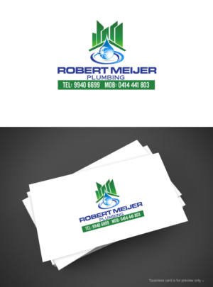 Logo Design by Aleksic for Robert Meijer Plumbing  | Design: #7616800