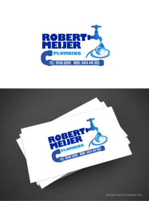 Logo Design by Aleksic for Robert Meijer Plumbing  | Design: #7635878