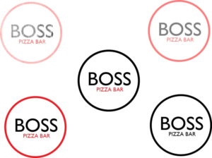 Logo Design by Koop for Boss Pizza Bar | Design #7638220