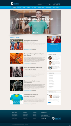 Web-Design von pb für Thread Cred | Design: #7617992