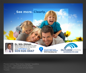 Design Publicitaire par jgeoinbox pour Outlook Vision | Design : #1938018