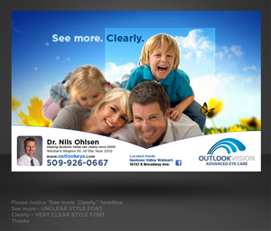 Design Publicitaire par jgeoinbox pour Outlook Vision | Design : #1945223