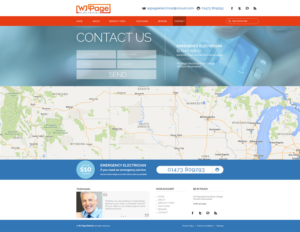 Web Design by Limecom for WJ Page Eletrical | Design: #7647663