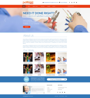 Web Design by Limecom for WJ Page Eletrical | Design: #7647664