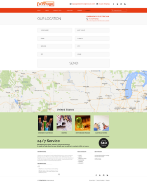 Web Design by Limecom for WJ Page Eletrical | Design: #7647771