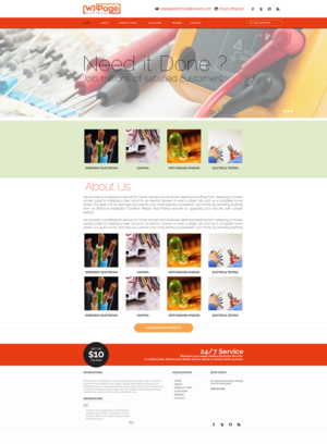 Web-Design von Descom Group für WJ Page Eletrical | Design #7647773