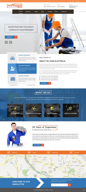 Web Design by pb for WJ Page Eletrical | Design: #7635865