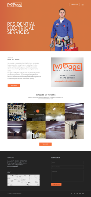 Web Design by dii for WJ Page Eletrical | Design: #7648939