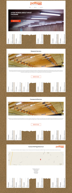 Web Design by dii for WJ Page Eletrical | Design: #7649720