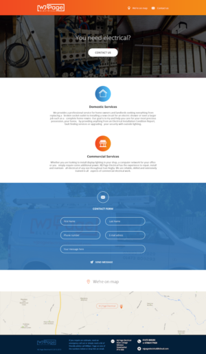 Web Design by dii for WJ Page Eletrical | Design: #7649728