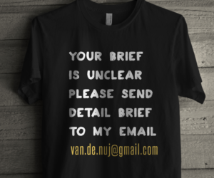 Diseño de Camiseta por denuj para este proyecto | Diseño #7624259