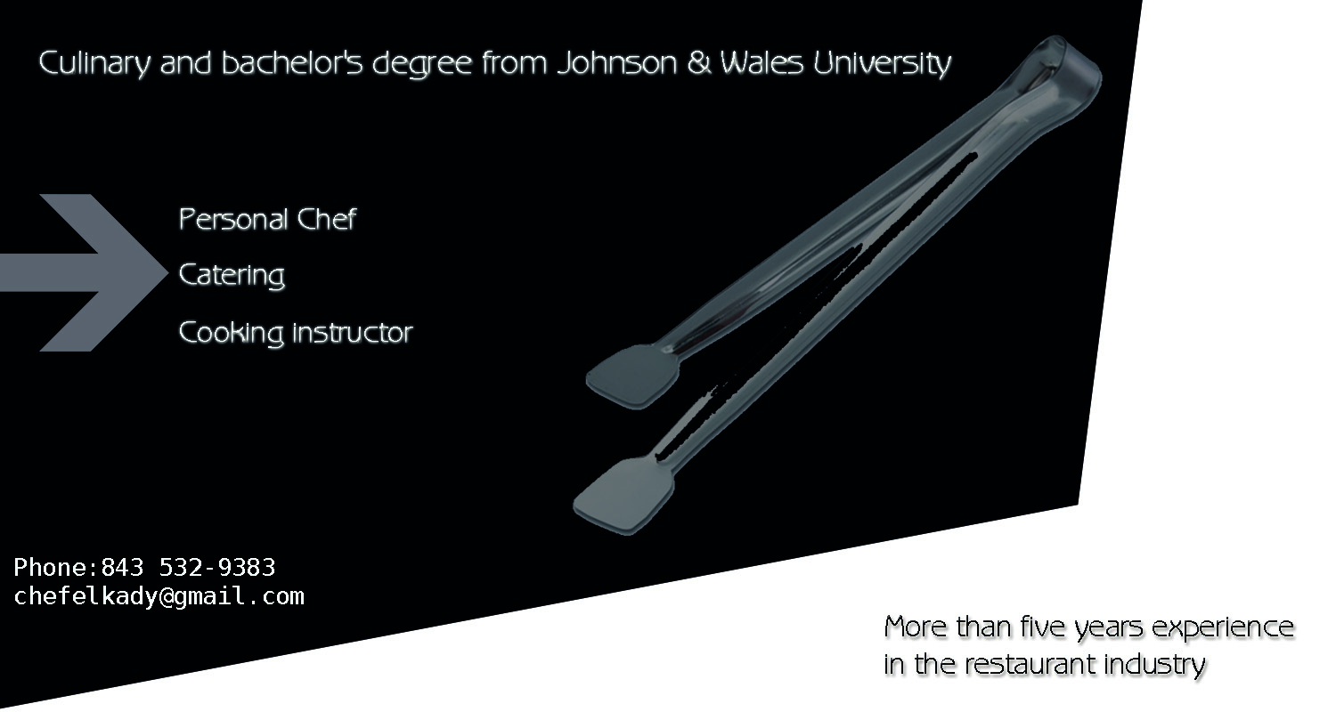 Business Card Design by enesbayam1994 for Personal Chef | Design #7837725