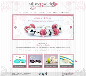 Bright and vibrant Jewelry Designer Web Page | Web Design by Latest Design Ideas